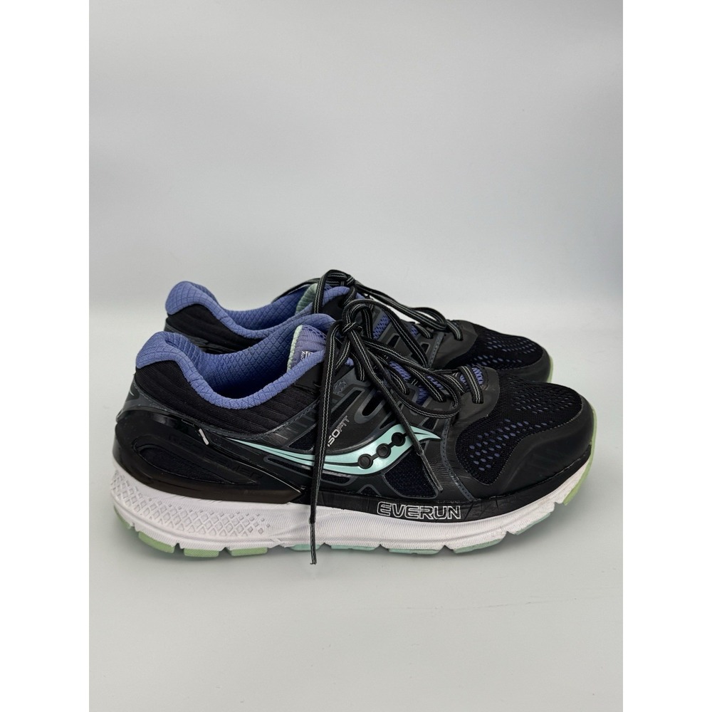 Saucony Everun ISOFIT Black/Purple Women's Running Shoes Size 10 S10381-35‎